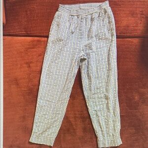 Men's Striped Pants - Blue and White
